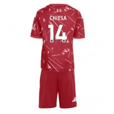 Liverpool Federico Chiesa #14 Hemmaställ Barn 2026-27 Korta ärmar (+ Korta byxor)